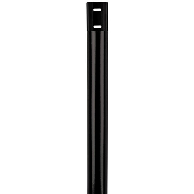 Kabelkanaal Hama halfrond 110/3,3/1,8 cm aluminium zwart