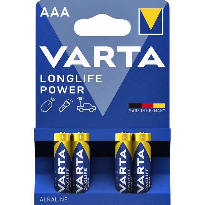 Batterij Varta Longlife Power 4xAAA