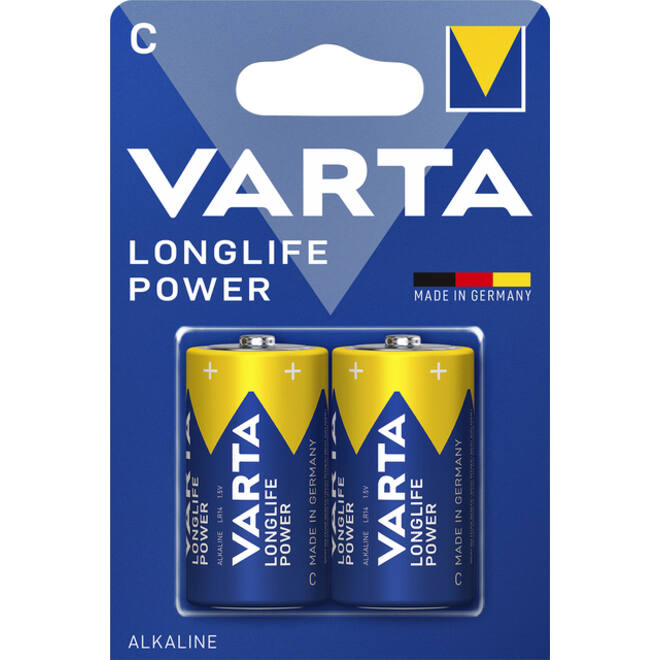 Batterij Varta Longlife Power 2xC