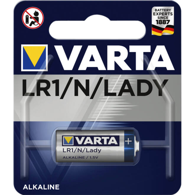 Batterij Varta LR1 alkaline blister à 1stuk