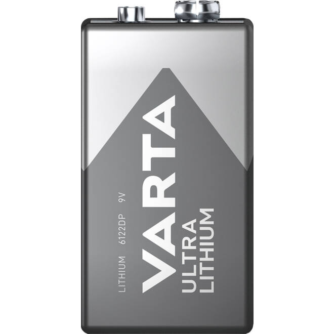 Batterij Varta Ultra lithium 9Volt