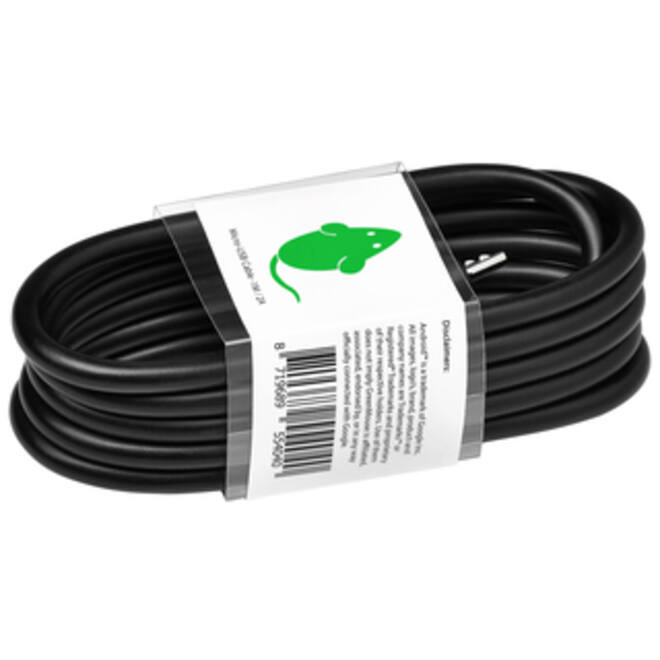 Kabel Green Mouse USB Micro-A 2.0 1 meter zwart