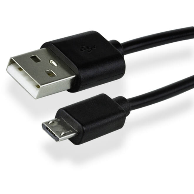 Kabel Green Mouse USB Micro-A 2.0 1 meter zwart