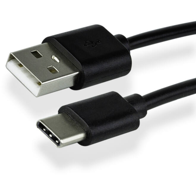 Kabel Green Mouse USB C-A 2.0 2 meter zwart
