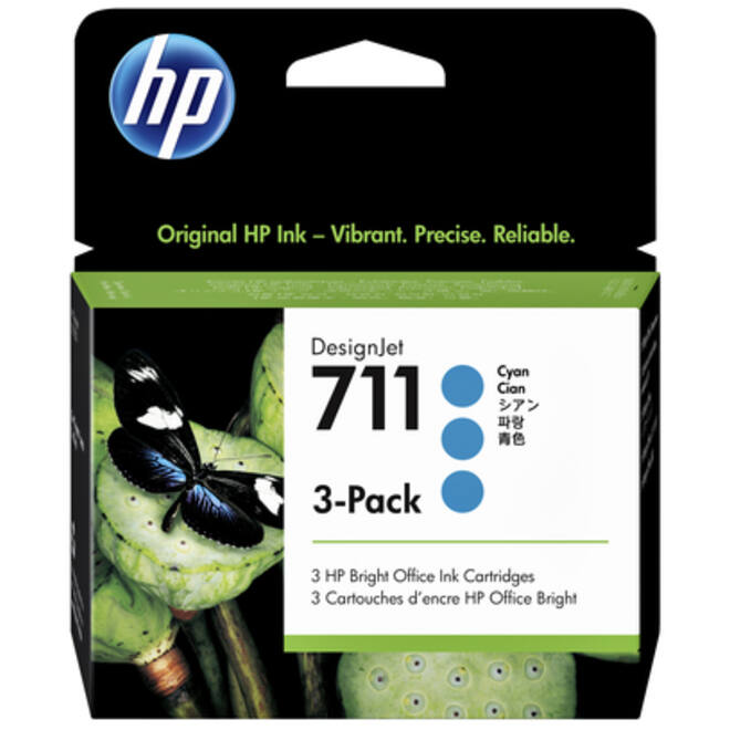 Inktcartridge HP CZ134A 711 blauw