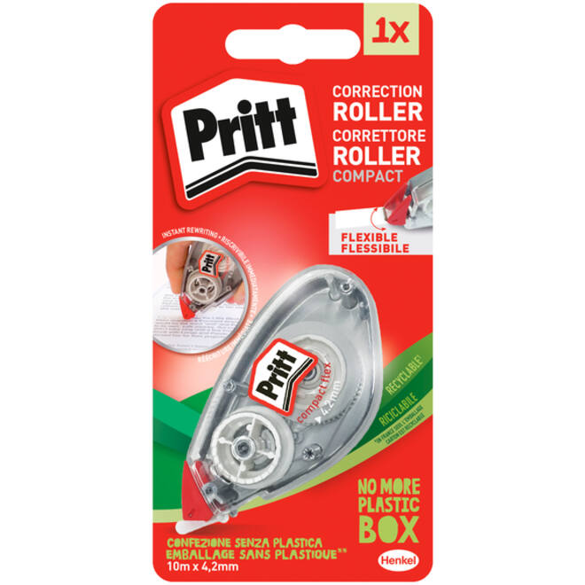 Correctieroller Pritt 4.2mmx10m compact flex op blister