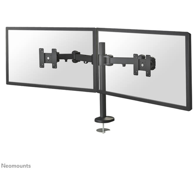 Monitorarm Neomounts D960DG doorvoerklem zwart