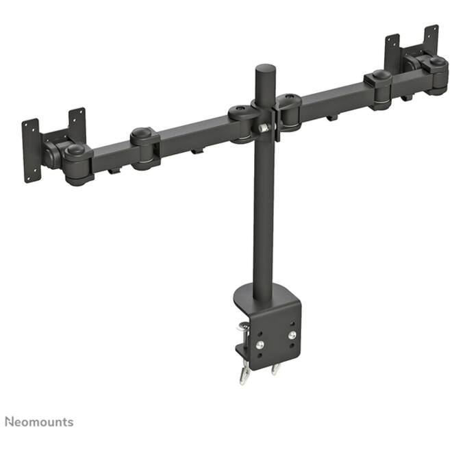 Monitorarm Neomounts D960D 2x10-27" met klem zwart