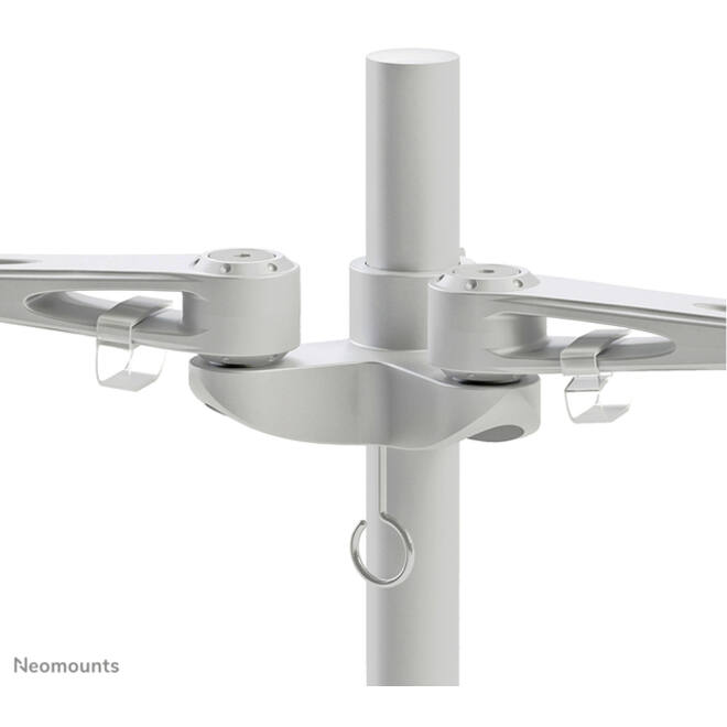 Monitorarm Neomounts D935D 2x10-27" met klem zilvergrijs