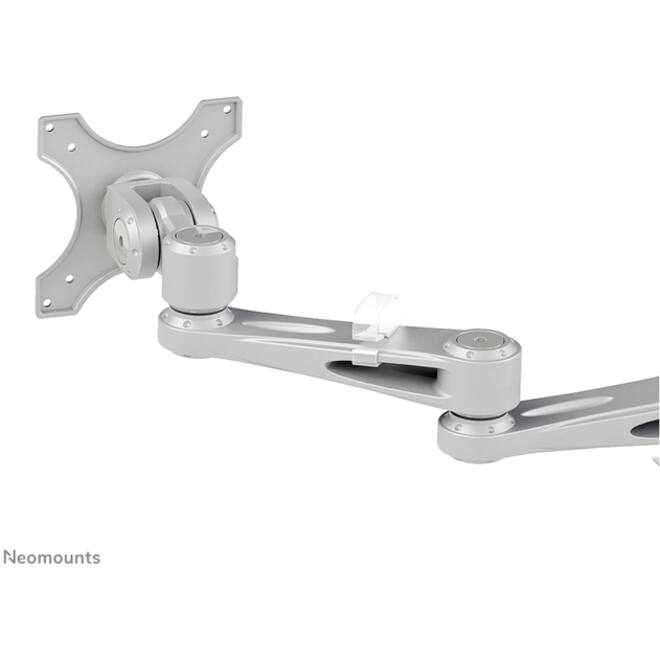 Monitorarm Neomounts D935D 2x10-27" met klem zilvergrijs