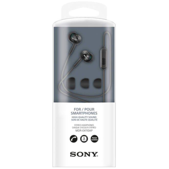 Oortelefoon Sony EX110AP basic zwart