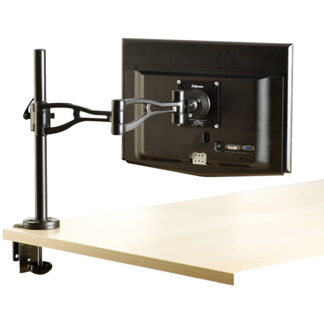 Monitorarm Fellowes Vista enkel zwart