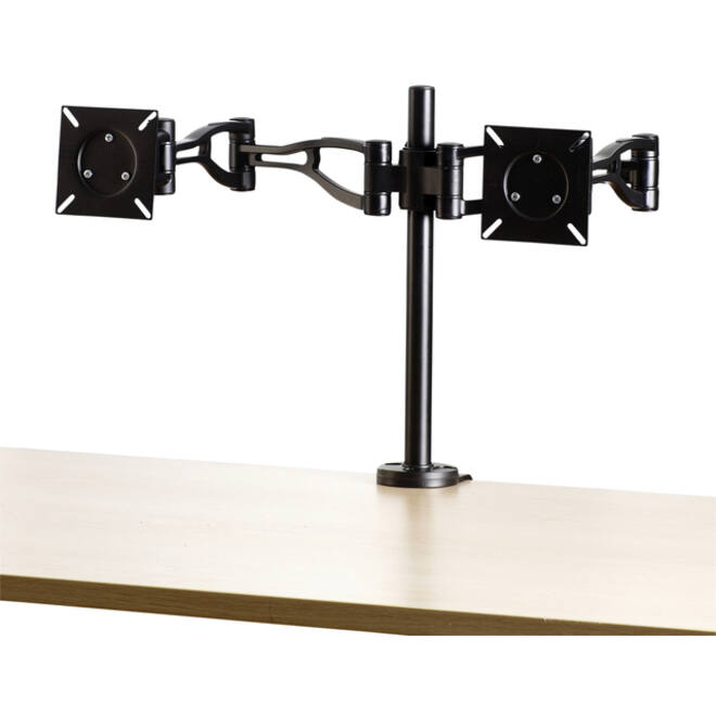 Monitorarm Fellowes Vista dubbel zwart