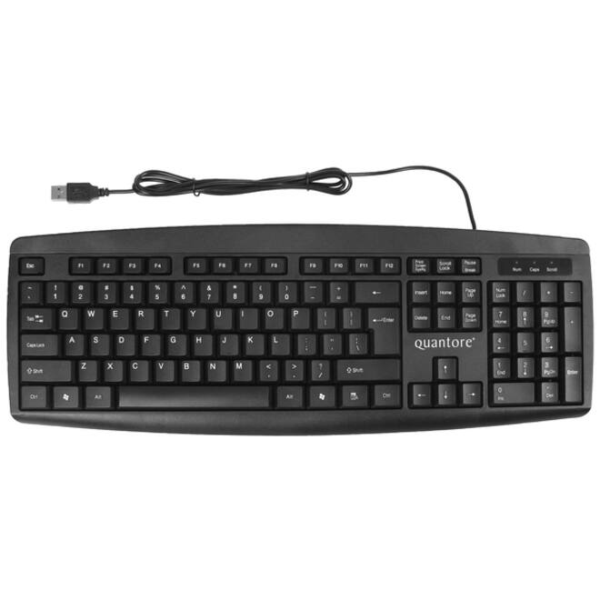 Toetsenbord Quantore qwerty zwart