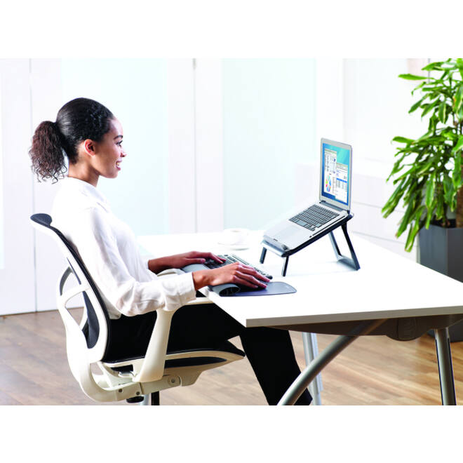 Laptopstandaard Fellowes I-Spire Quick Lift zwart