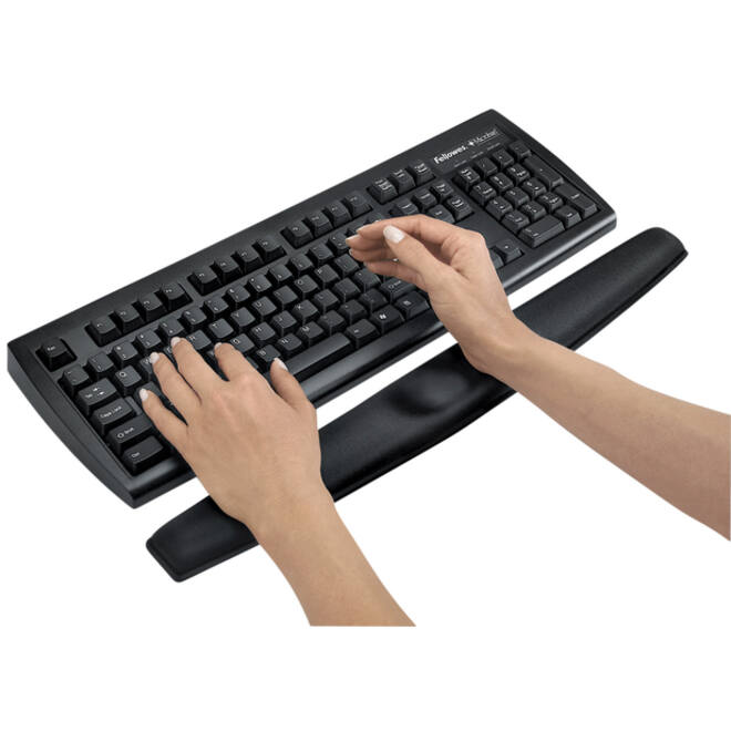Polssteun Fellowes Memoryfoam zwart