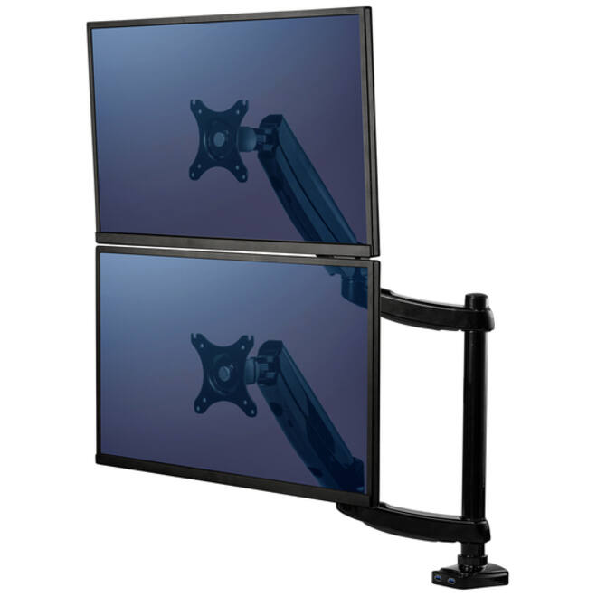 Monitorarm Fellowes Platinum Series dubbel verticaal
