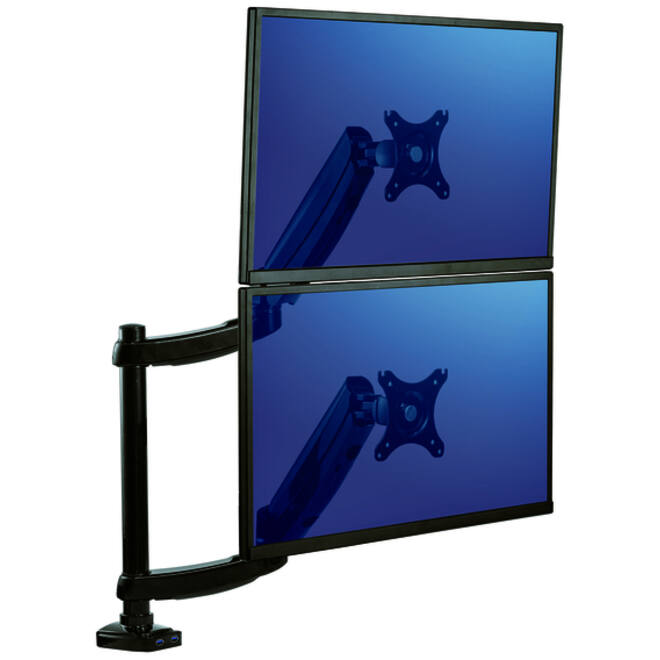 Monitorarm Fellowes Platinum Series dubbel verticaal