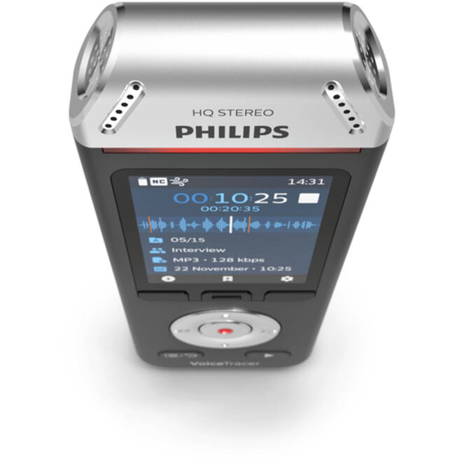 Digital voice recorder Philips DVT 2110 voor interviews