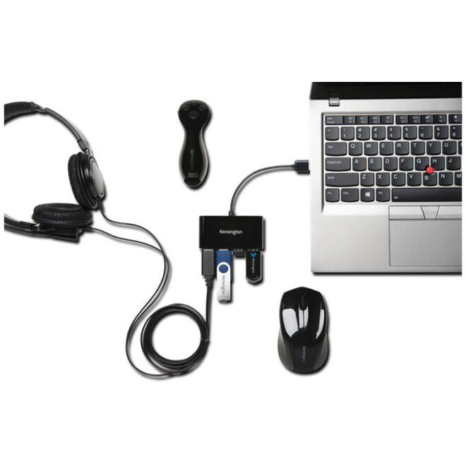 Hub Kensington USB 2.0 4-poorts