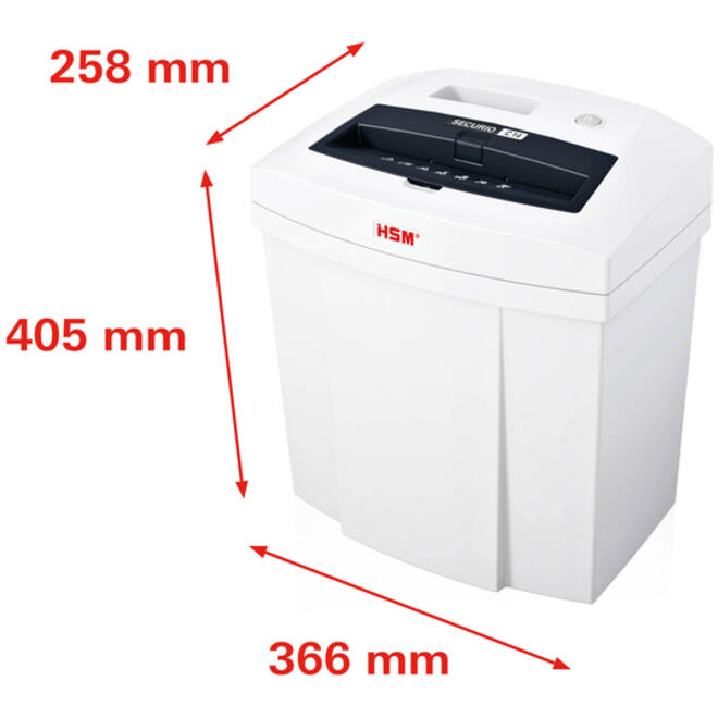 Papiervernietiger HSM Securio C14 stroken 3.9mm