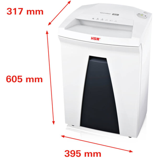 Papiervernietiger HSM Securio B24 stroken 3.9mm