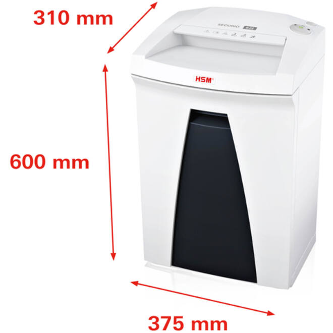 Papiervernietiger HSM Securio B22 stroken 3.9mm