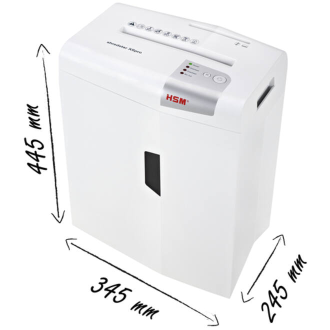 Papiervernietiger HSM Shredstar X6pro snippers 2x15mm