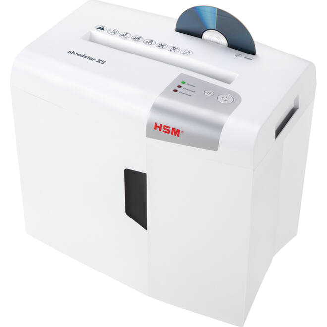 Papiervernietiger HSM Shredstar X5 snippers 4.5x30mm
