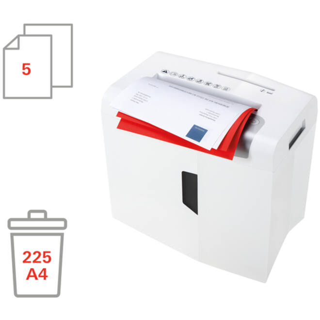 Papiervernietiger HSM Shredstar X5 snippers 4.5x30mm