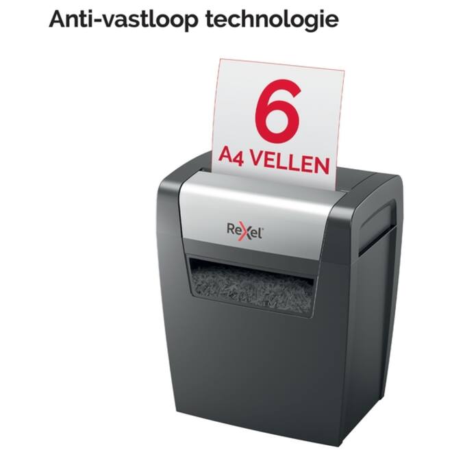 Papiervernietiger Rexel Momentum X406 snippers 4x28mm