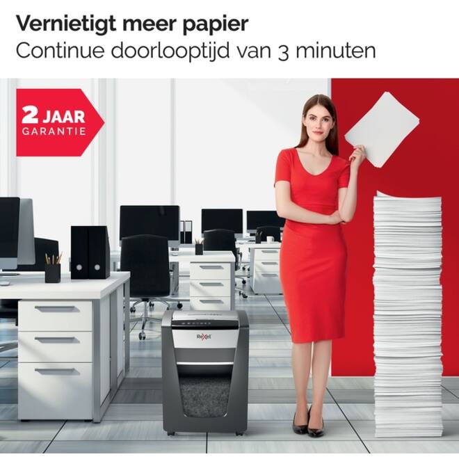 Papiervernietiger Rexel Momentum X406 snippers 4x28mm