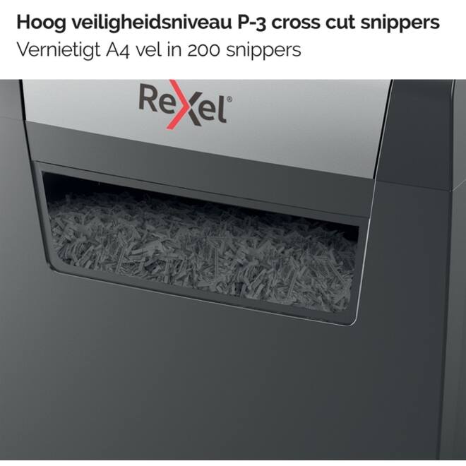 Papiervernietiger Rexel Momentum X308 snippers 5x42mm