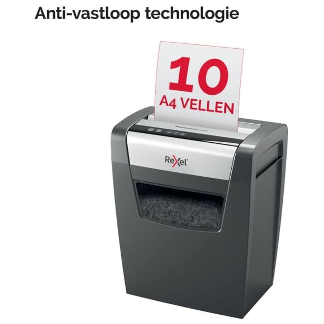 Papiervernietiger Rexel Momentum X410 snippers 4x28mm
