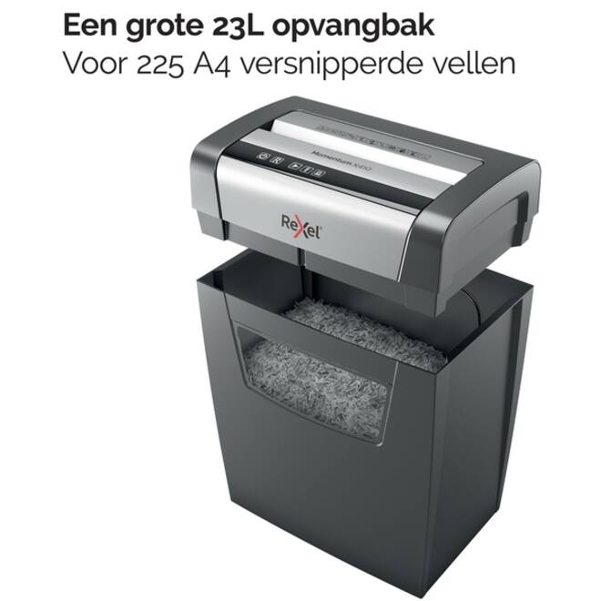 Papiervernietiger Rexel Momentum X410 snippers 4x28mm