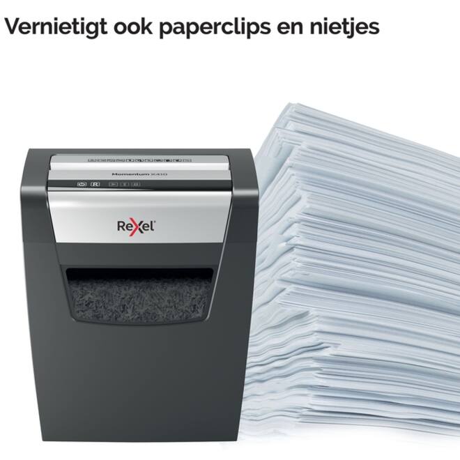 Papiervernietiger Rexel Momentum X410 snippers 4x28mm