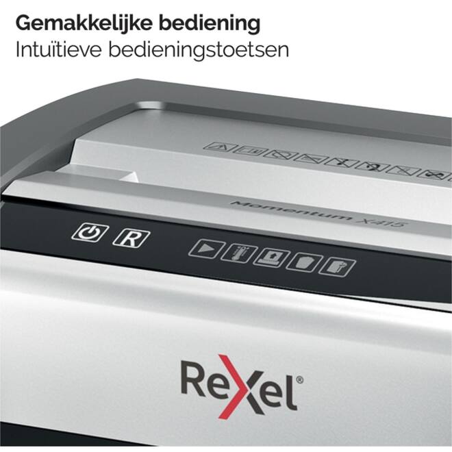 Papiervernietiger Rexel Momentum X415 snippers 4x40mm
