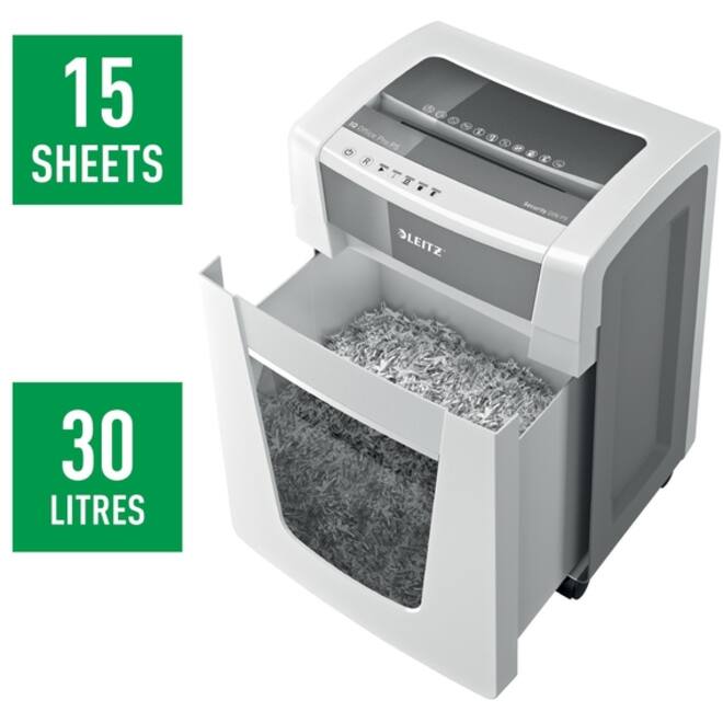 Papiervernietiger Leitz IQ Office Pro P5 snippers 2x15mm