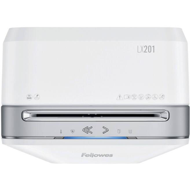 Papiervernietiger Fellowes Powershred LX201 snippers 2x12mm wit