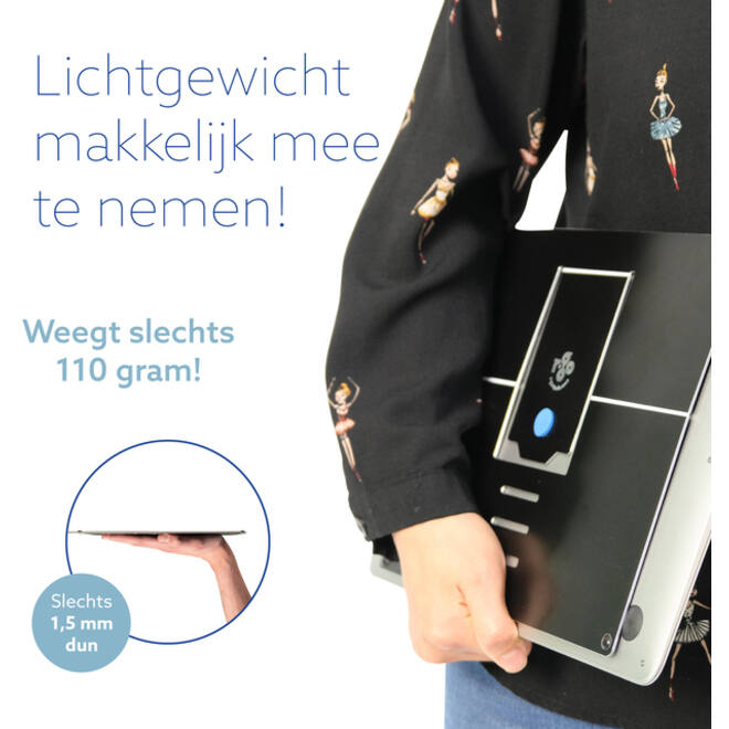 Laptopstandaard R-Go Riser Attachable