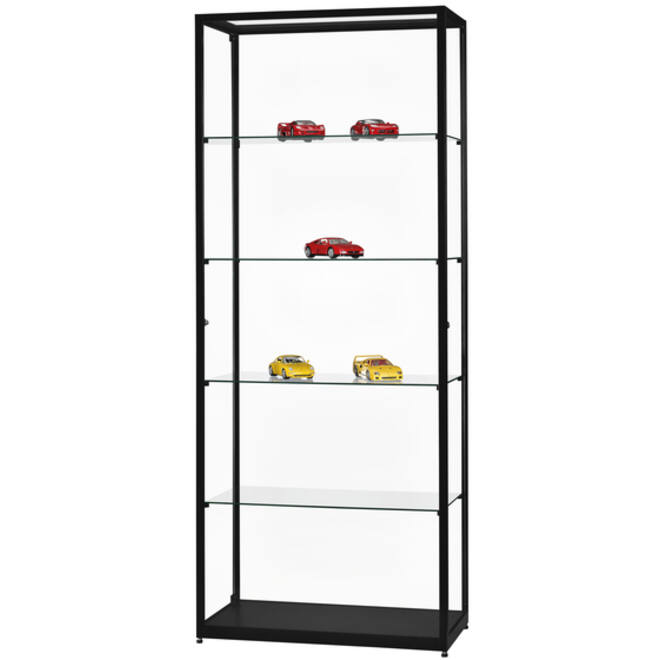 Vitrinekast SDB wms-h800 zwart 800x400x1984mm