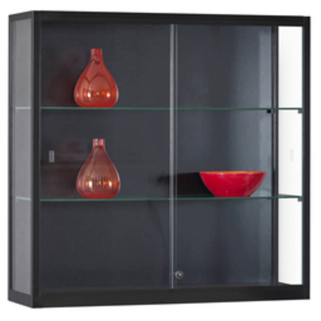 Vitrinekast SDB wms-h1000 w zwart 1000x300x984mm