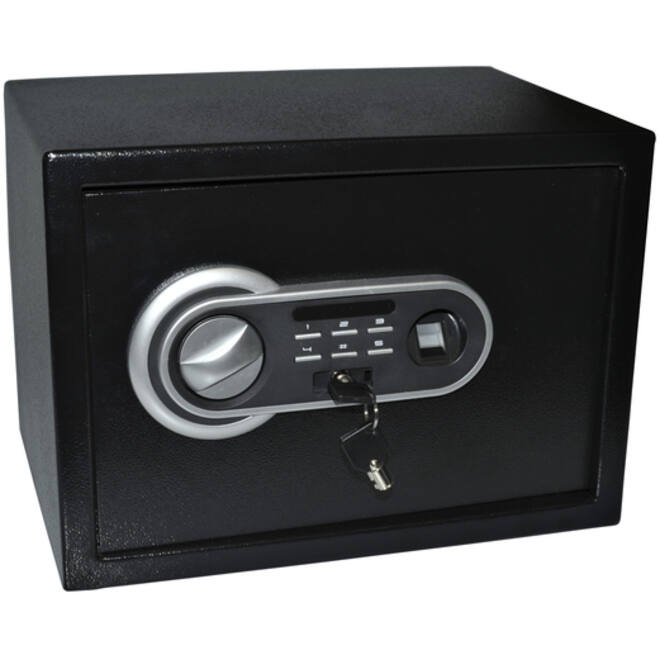 Kluis Pavo fingerprint elektronisch 350x250x250mm zwart