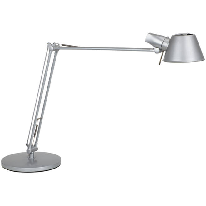 Bureaulamp MAUL Rock LED voet zilvergrijs