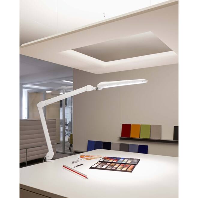 Werkpleklamp MAUL Craft LED tafelklem dimbaar wit