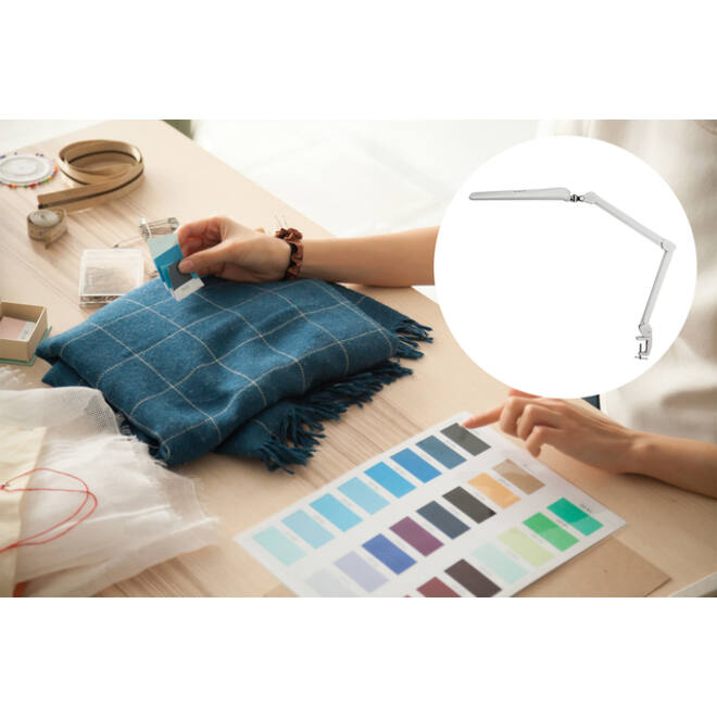 Werkpleklamp MAUL Craft LED tafelklem dimbaar wit