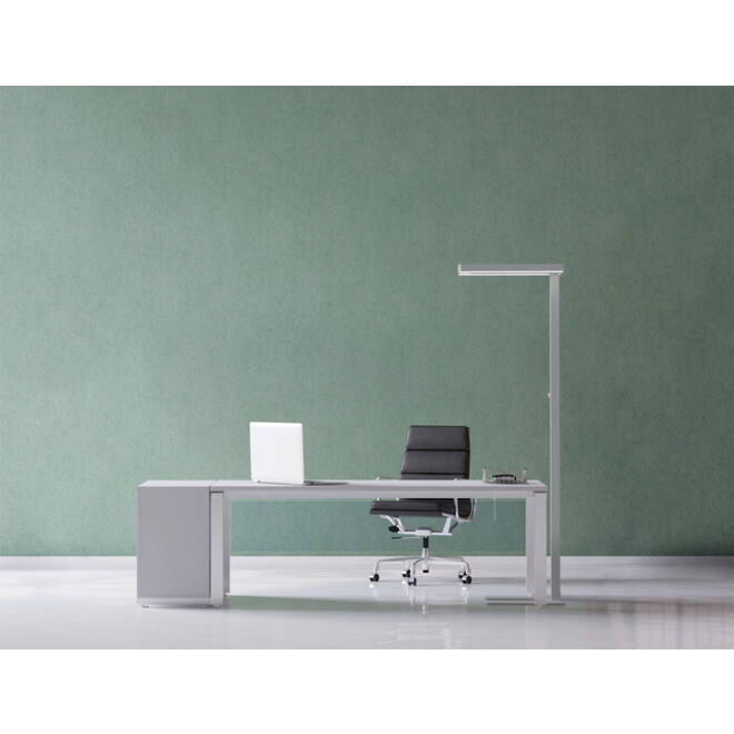 Vloerlamp MAUL Javal LED dimbaar hoog 195cm aluminium