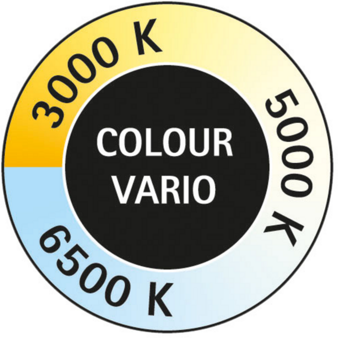 Bureaulamp MAUL Pearly LED voet dimbaar colour vario wit