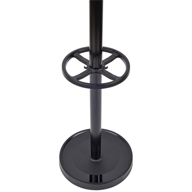 Kapstok MAUL Grando staand 175cm 16 haken zwart RAL9004