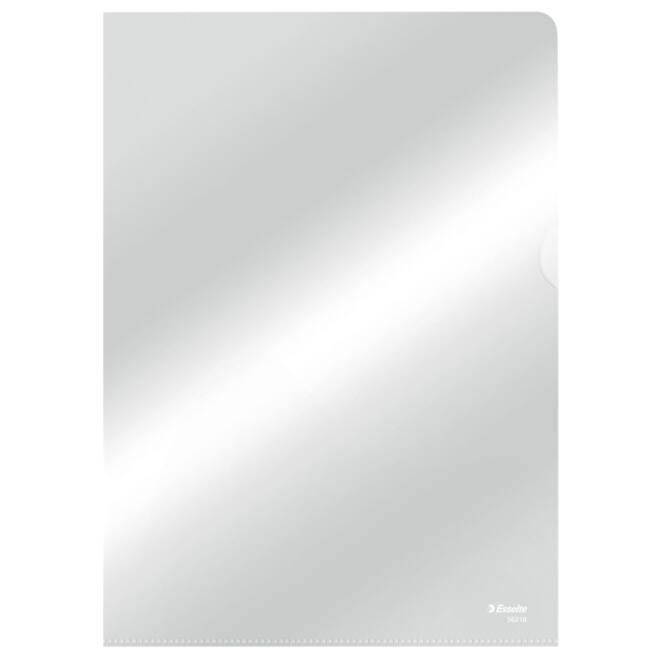 Insteekmap L-model Esselte standaard copy safe 0.11mm PP A4 glashelder 100 stuks